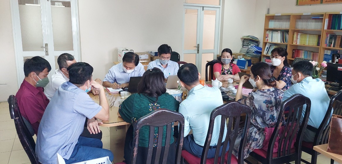 Họp giao ban Khoa Kiến thức cơ bản tháng 4 năm 2022