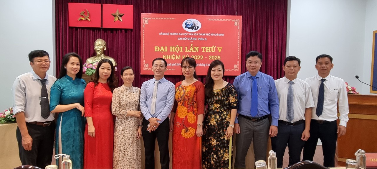 Tổ chức đại hội Chi bộ Giảng viên 3 nhiệm kỳ V (2022 - 2025)