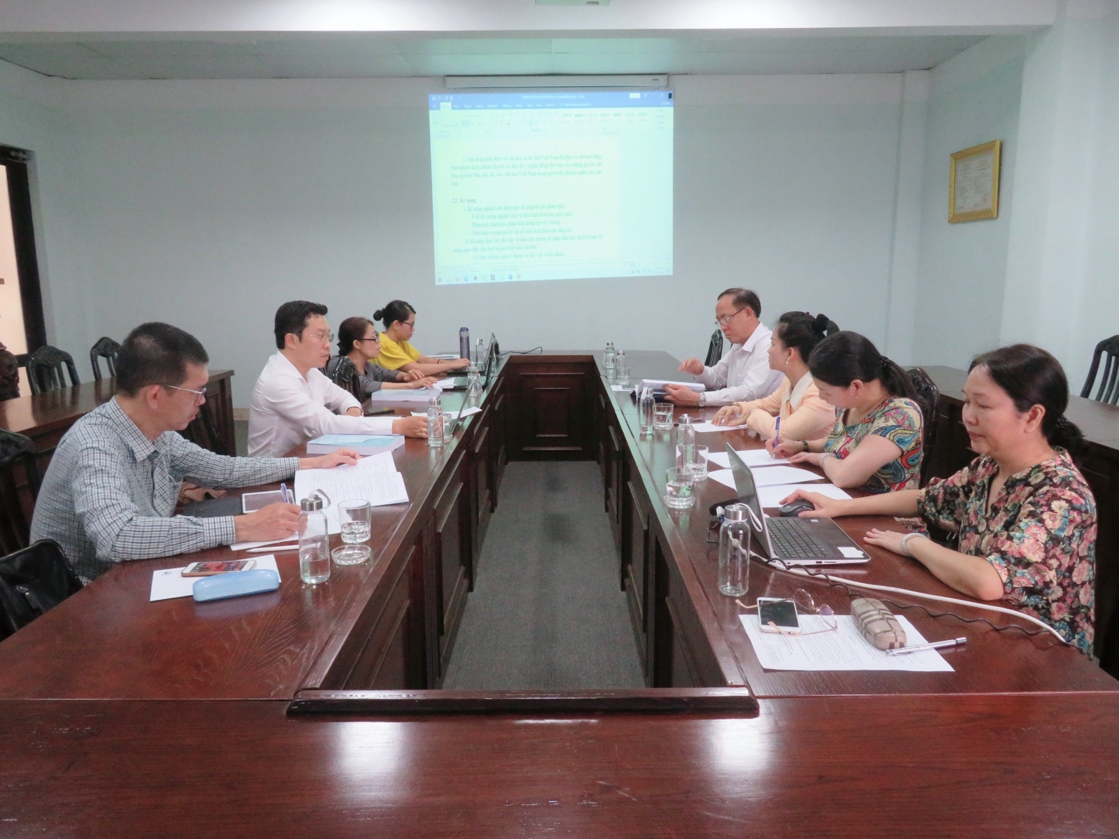 Thẩm định “Chương trình đào tạo ngành ngôn ngữ Anh trình độ đại học” của trường Đại học Văn hóa TP.HCM