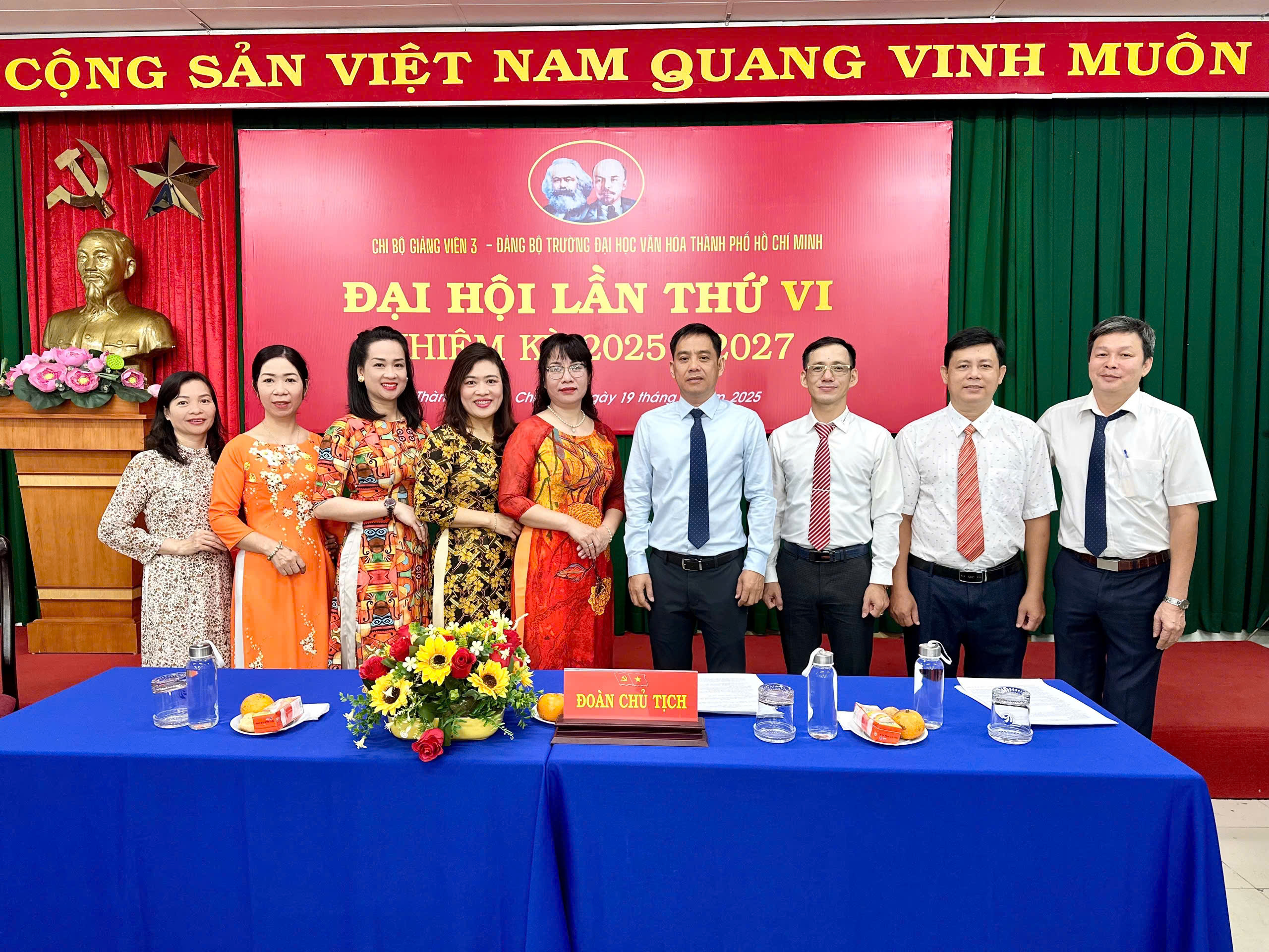 Đại hội chi bộ Giảng viên 3 - Trường Đại học Văn hóa TP.HCM