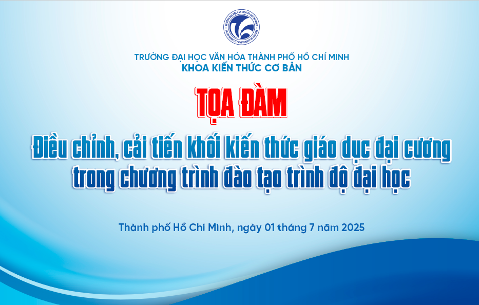 Kỷ yếu tọa đàm Cải tiến, điều chỉnh Khối Kiến thức cơ bản - VHS