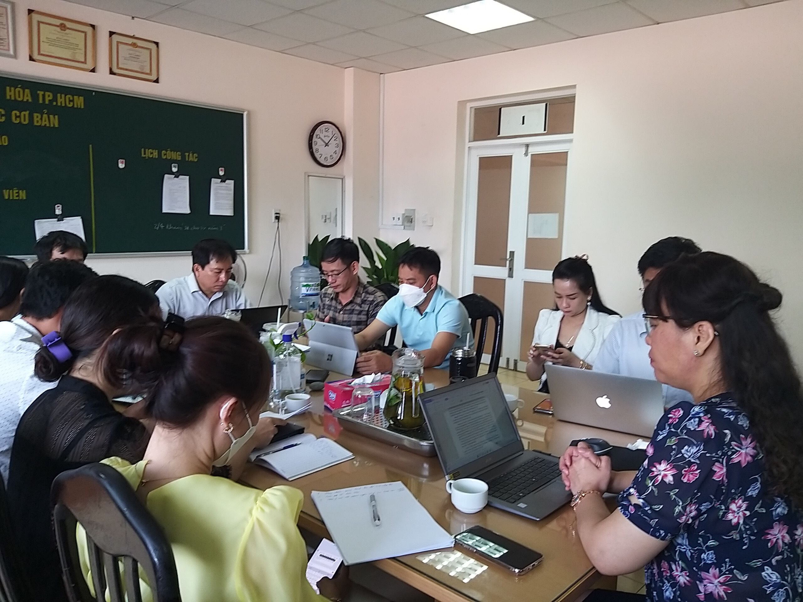 Họp giao ban Khoa Kiến thức cơ bản tháng 12 năm 2022